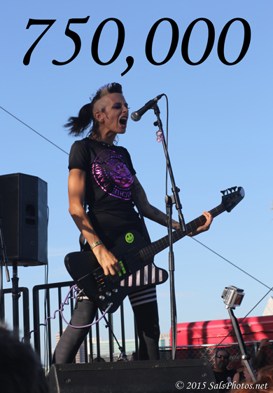 Richie Ramone @ Hi-Fi Rock Fest Queen Mary my 750,000 Photo 9-26-15