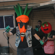 Radioactive Chicken Heads @ Rusty & Arlene Backyard Peach Cobbler Party 7-27-13